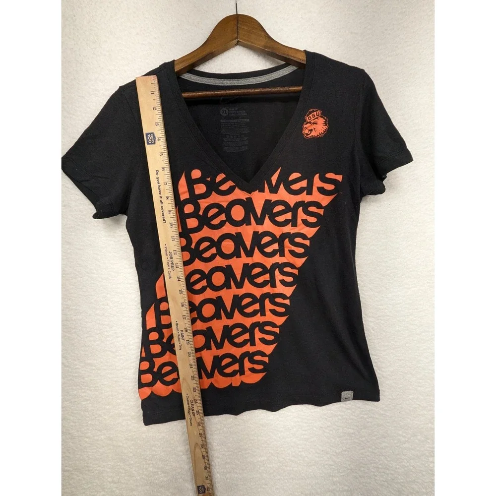 Oregon State OSU Beavers Nike Women's‎ Black V-Neck T-shirt XL